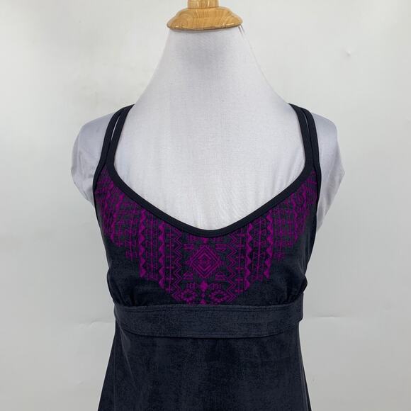 Athleta Dress Womens S Small Multi Coastline Swim V Neck Built In Bra Racerback - Picture 3 of 11